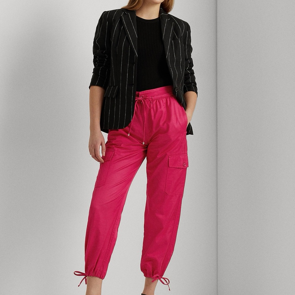 Ralph Lauren shantung cargo pants